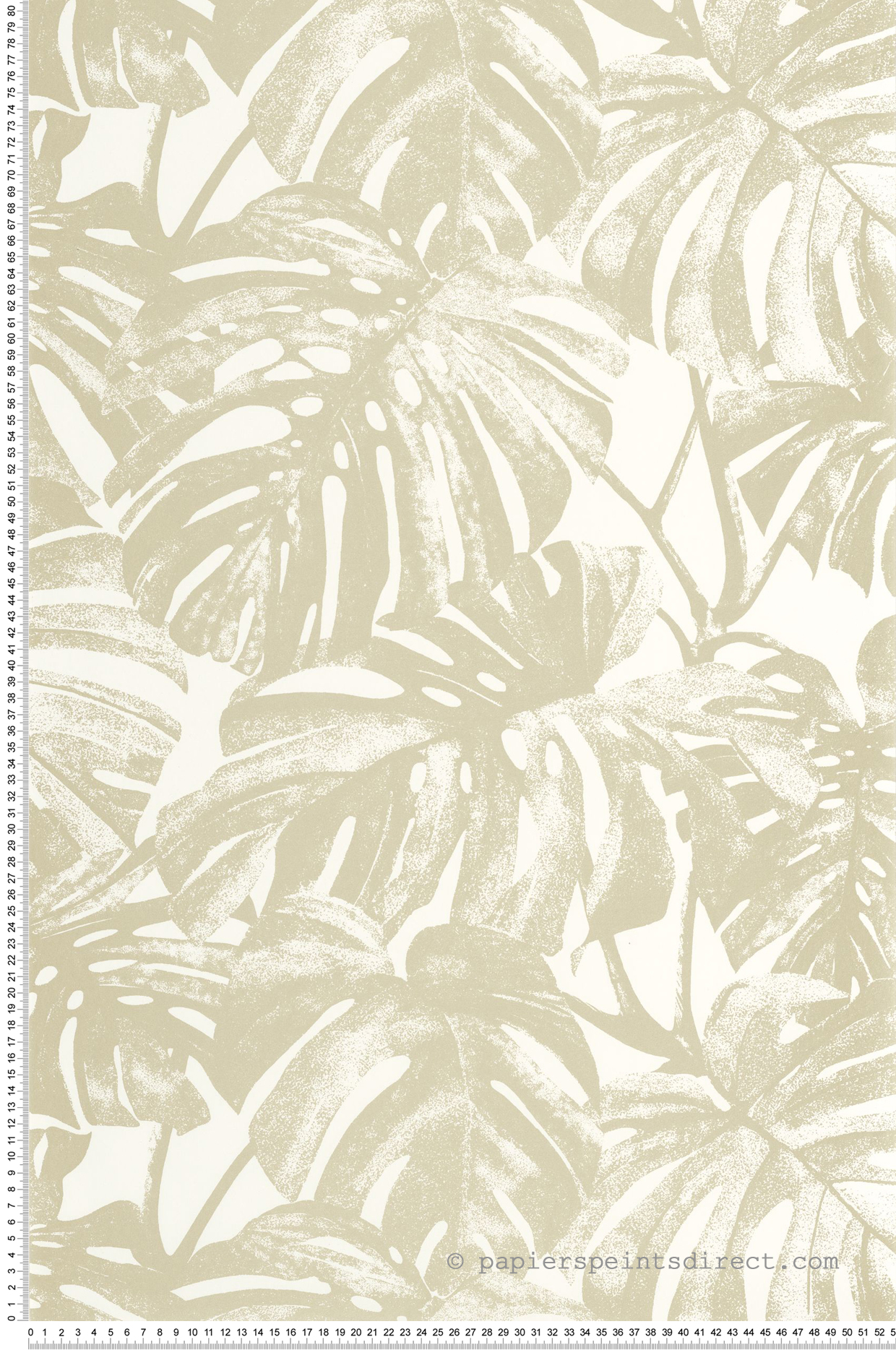 Papier peint Palme Tropicale Mata doré - Rio de Casadéco | Réf. RIOC201797254