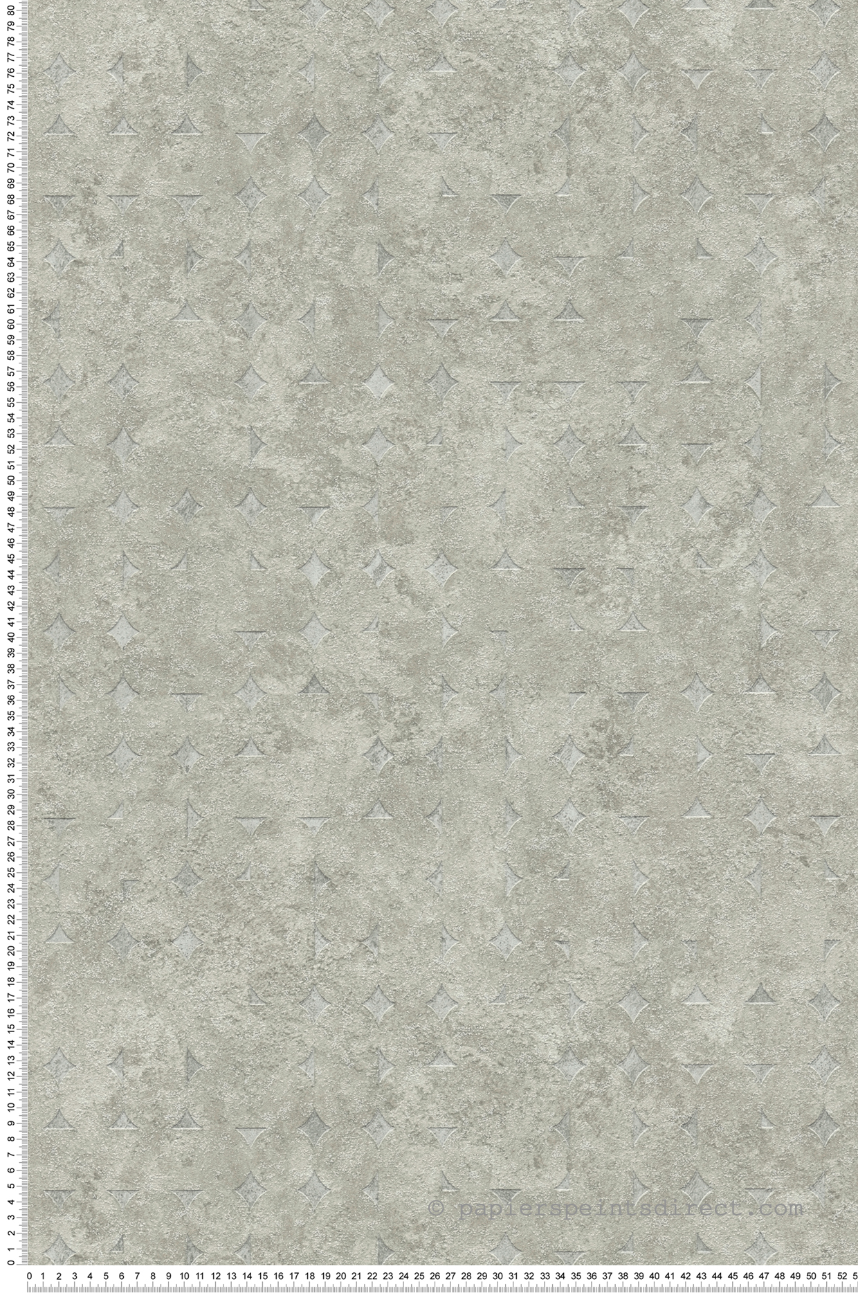 Papier peint Mosaîque Arrondie vert laurier argenté - Stories of Life d'A.S. Création | Réf. AS-396564