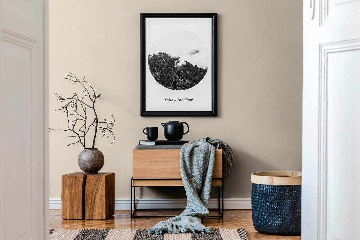 Papier peint Faux Uni Maille écru - Bensimon 2 de Lutèce AMB2 | Réf. LTC-51201206