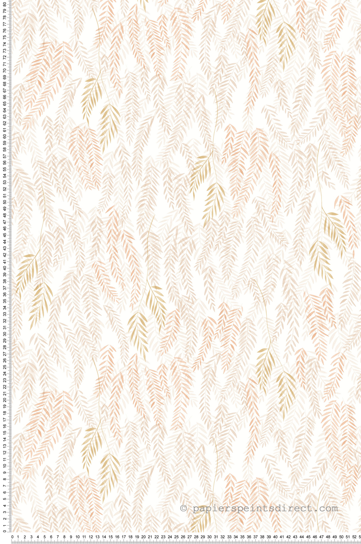 Papier peint Feuillage Walk in the Jungle rose blush - Once Upon A Time 2 de Casadéco | Réf. OUTD200794343