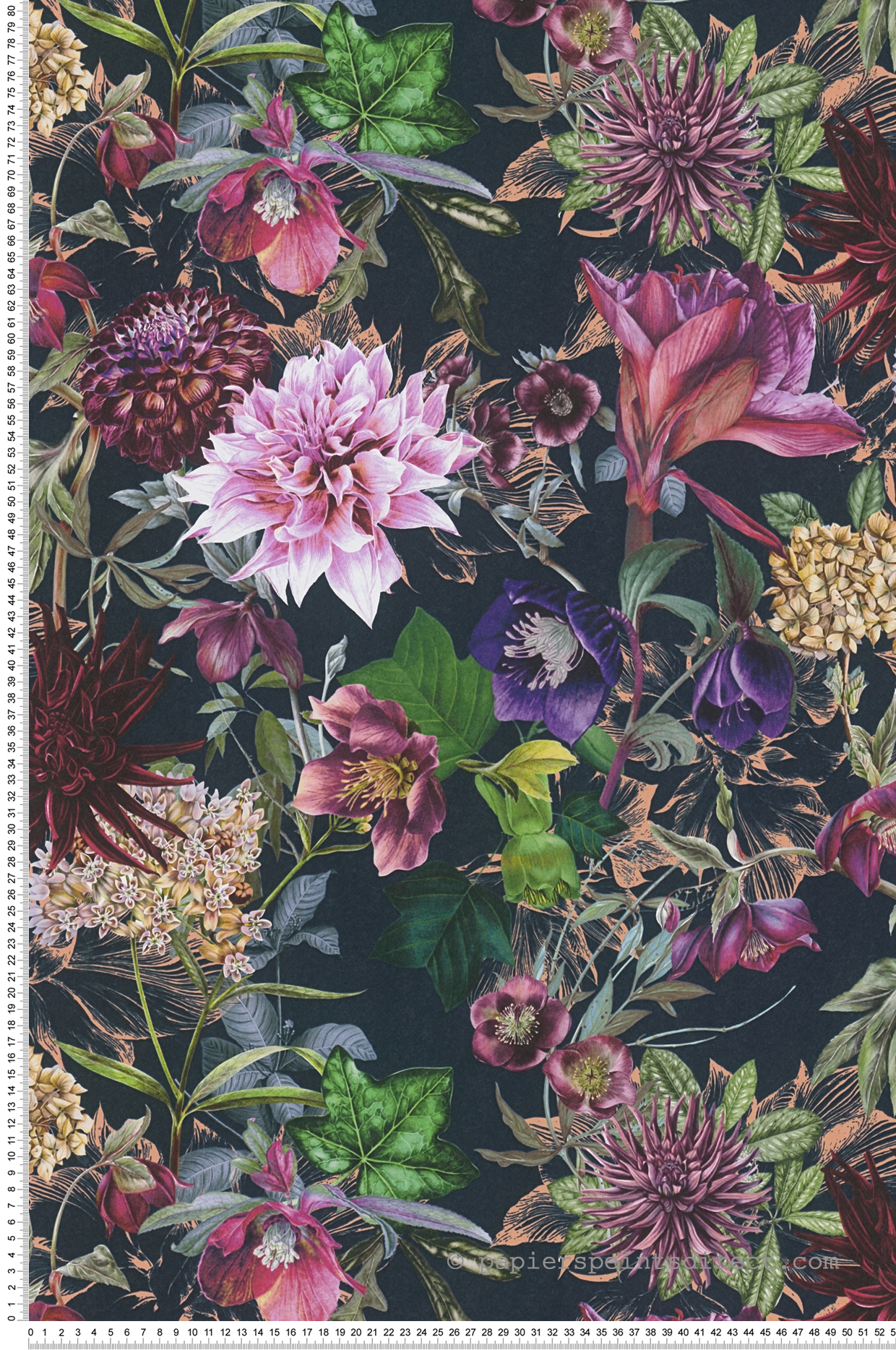 Papier peint Jardin Floral rose et violet - Dream Flowery de Architects Paper | Réf. 38175-6