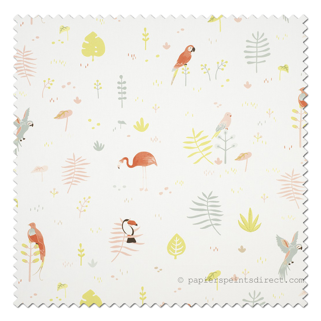 Tissu enfant Tropical coloré - Happy Dreams de Casadéco | Réf. HPDM83293325
