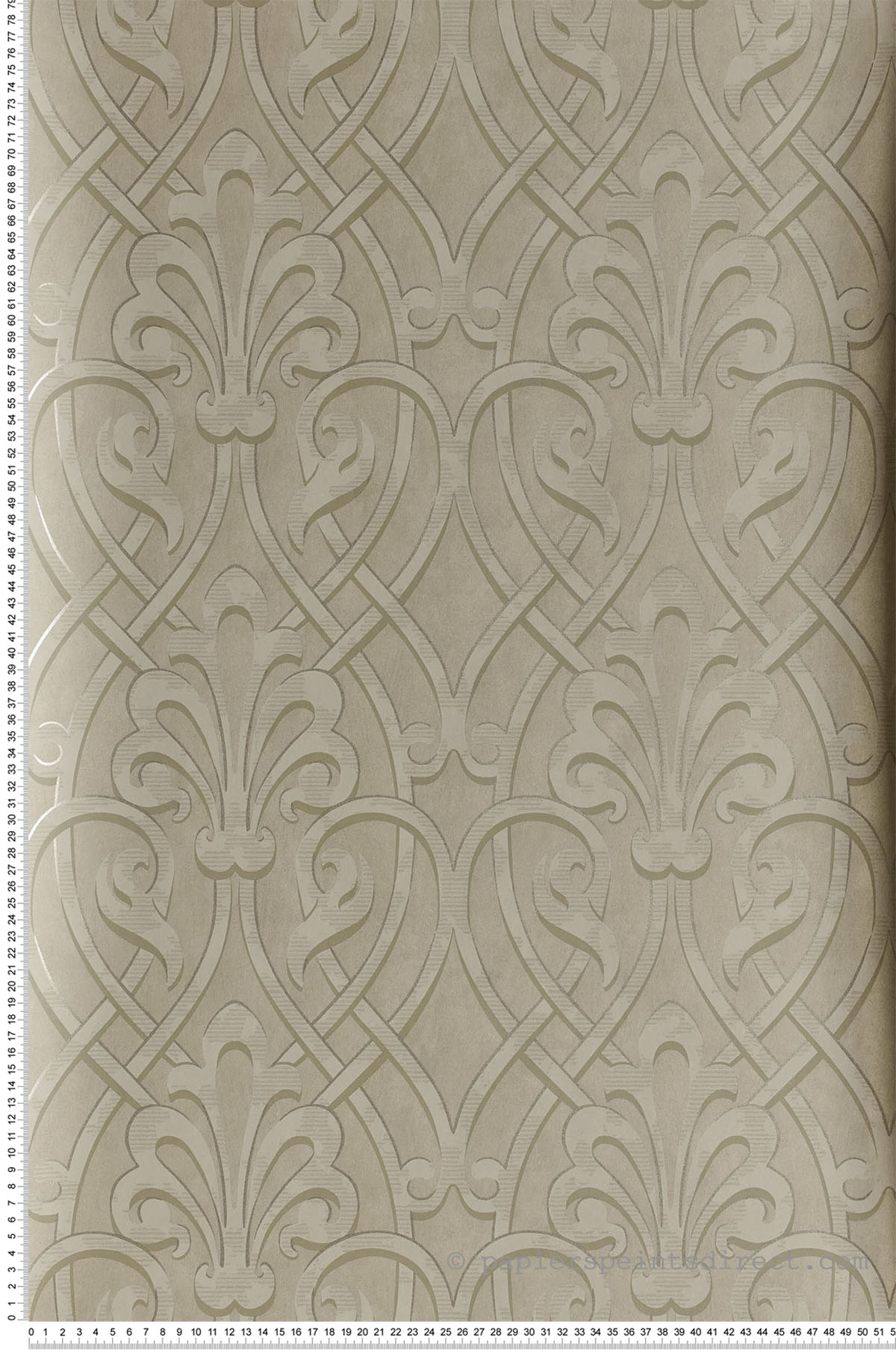 Papier peint Brook Street Palazzo - Collection London Wallpapers V de Little Greene