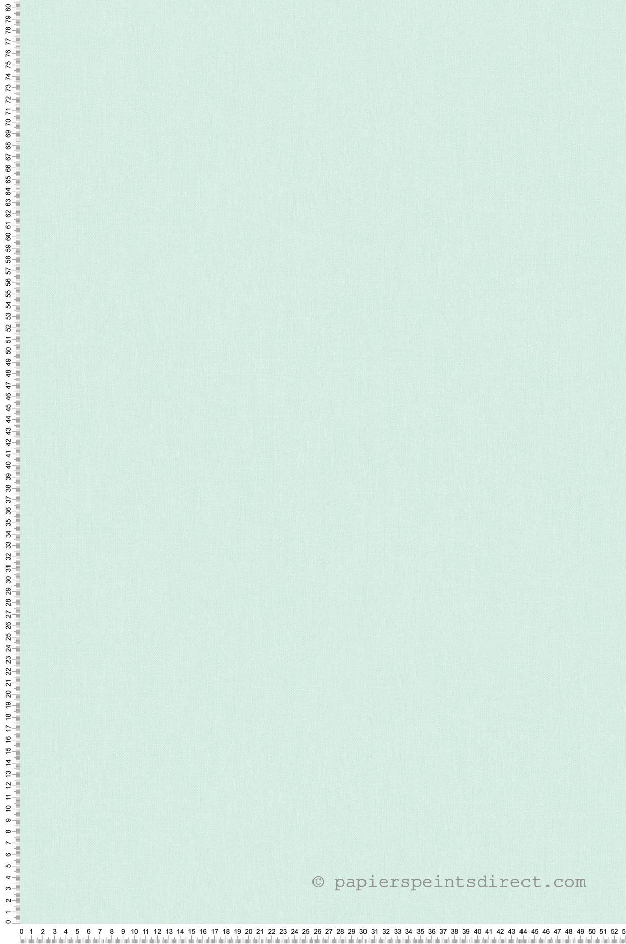 Papier peint Faux Uni Lin vert d'eau pale - La belle histoire d'Ugépa | Réf. UGP-F71874