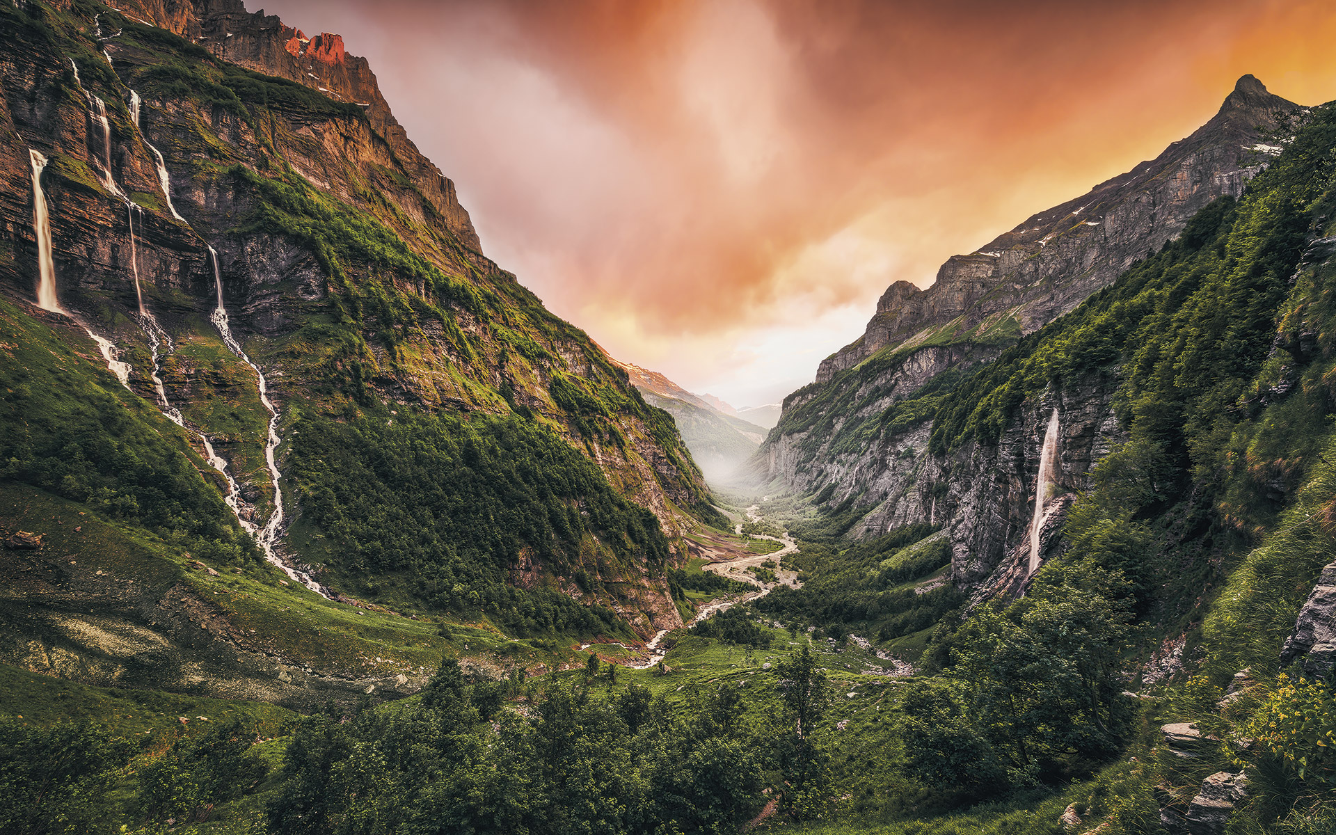 Panoramique Eden Valley - Papier peint Komar