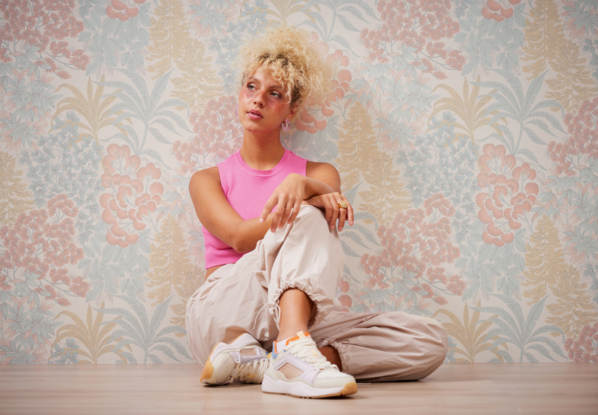 Papier peint Végétal Métal Zoé pastel argenté - Metropolitan Stories 3 d'A.S. Création AMB3 |  Réf. AS-391281