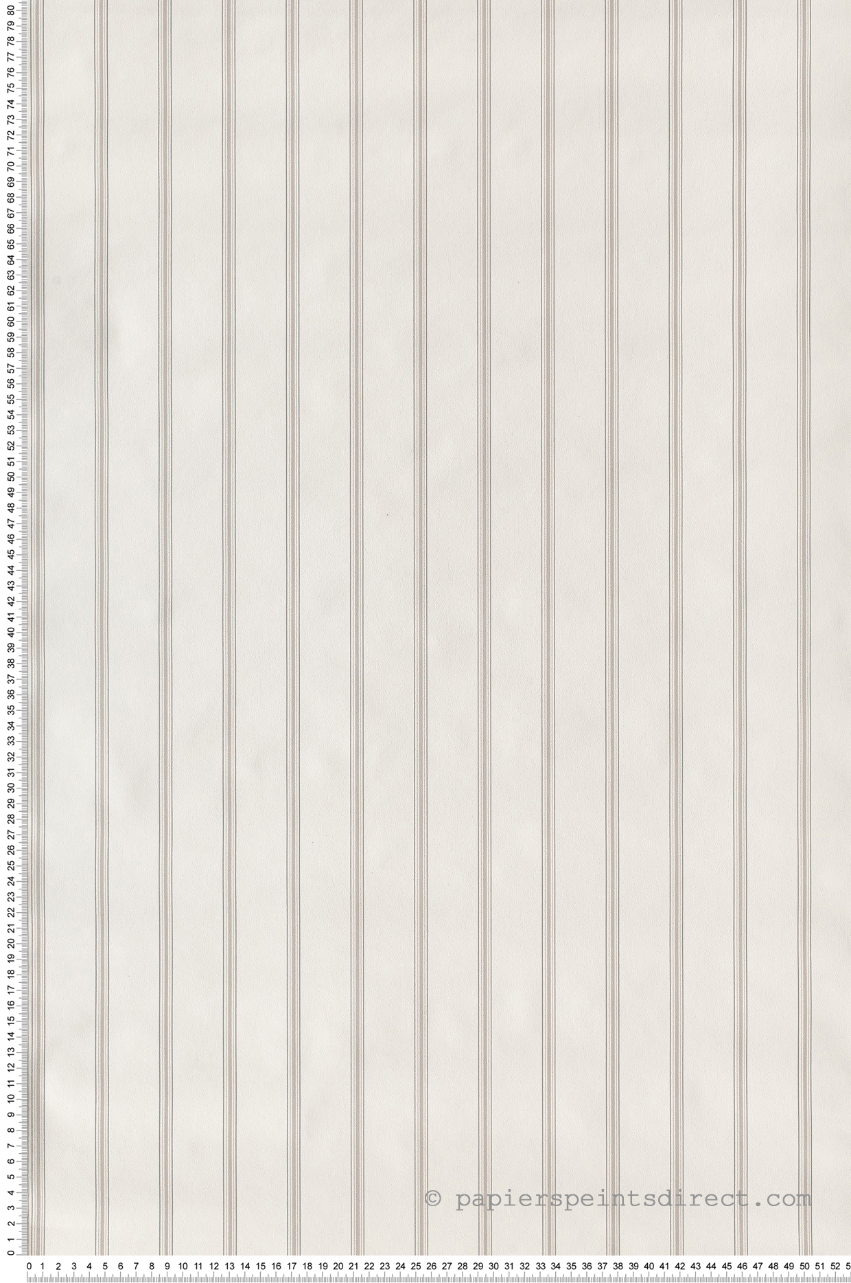 Papier Peint Rayures transat grises - Jeux de rayures 2 de Lutèce  | Réf. LTC-G67563