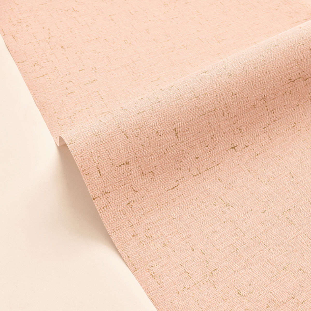 Papier peint Uni Gaze Coton Métal rose doré - Golden Age de Casélio | Réf. GAG103774229