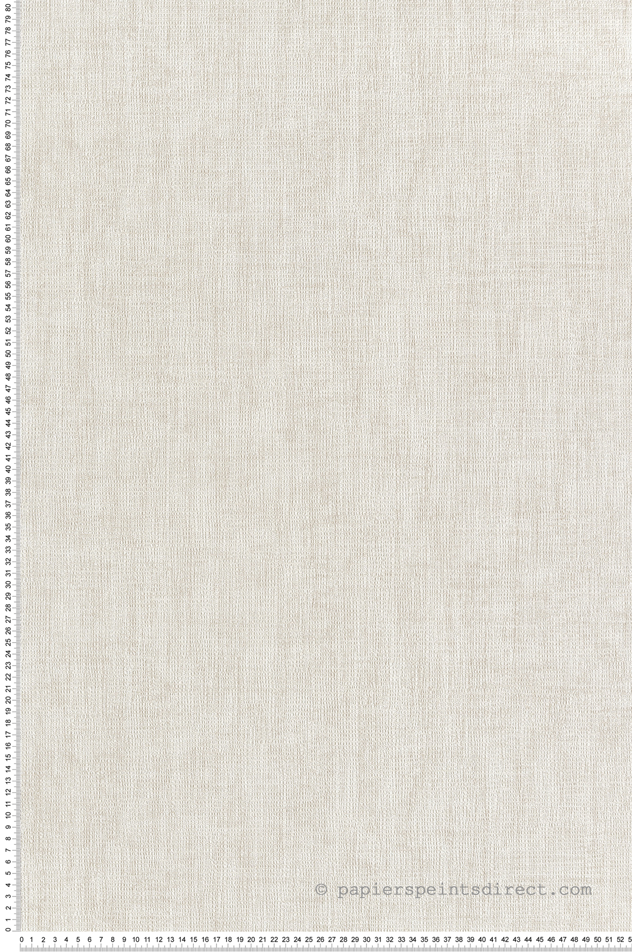 Papier peint Faux Uni Textile blanc cassé - Jaipur de Montecolino | Réf. MC-26471