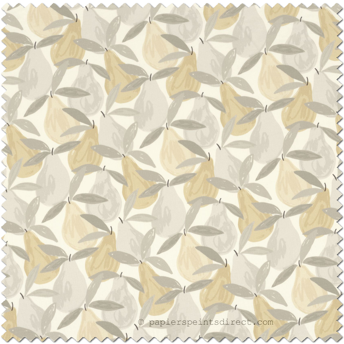 Tissu Poire Enfant gris beige - Once Upon A Time de Casadéco | Réf. OUAT88527422