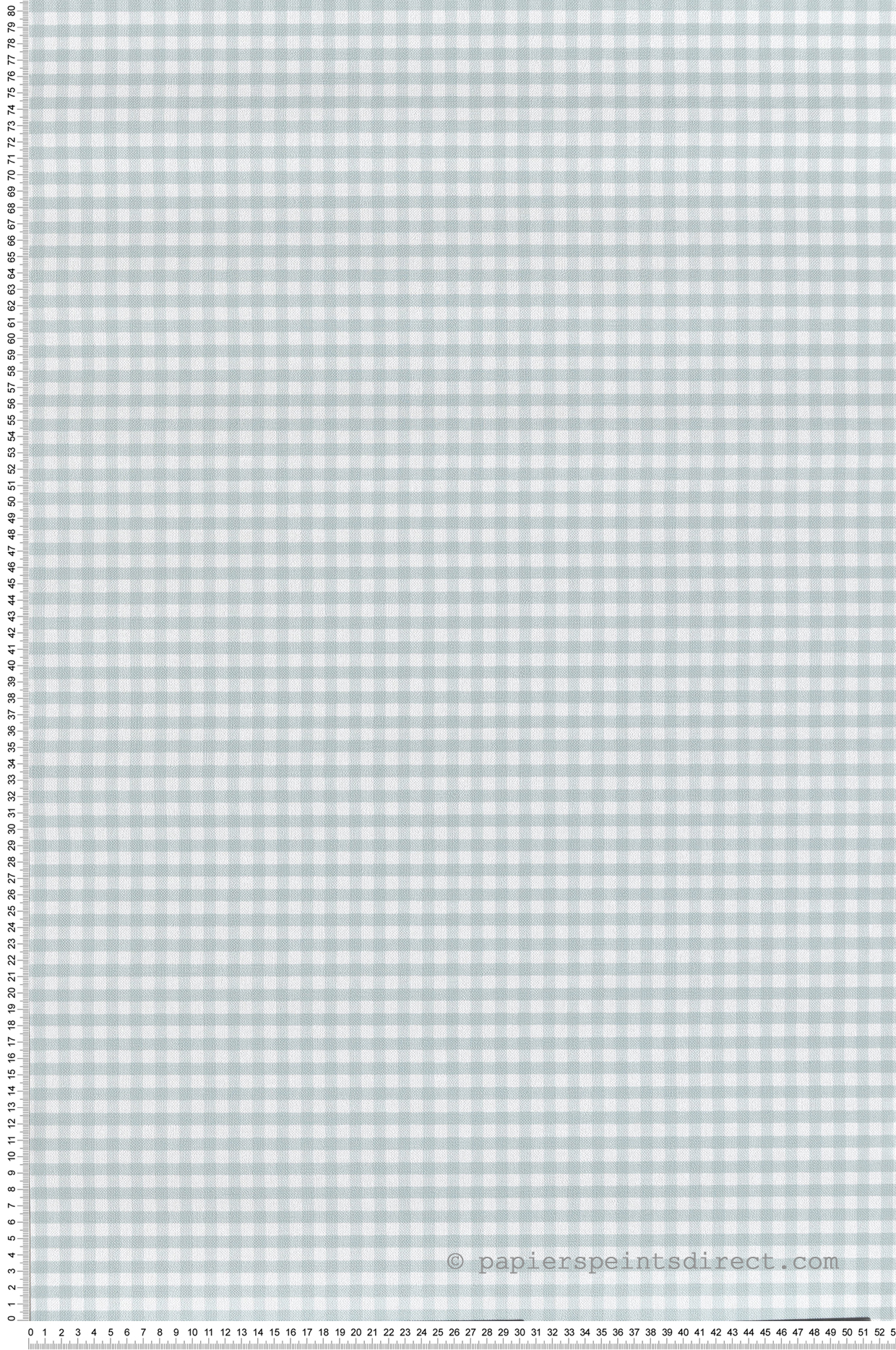 Papier peint Motif Vichy bleu d'eau - Garden Party 2 de Montecolino | Réf. MC-8392