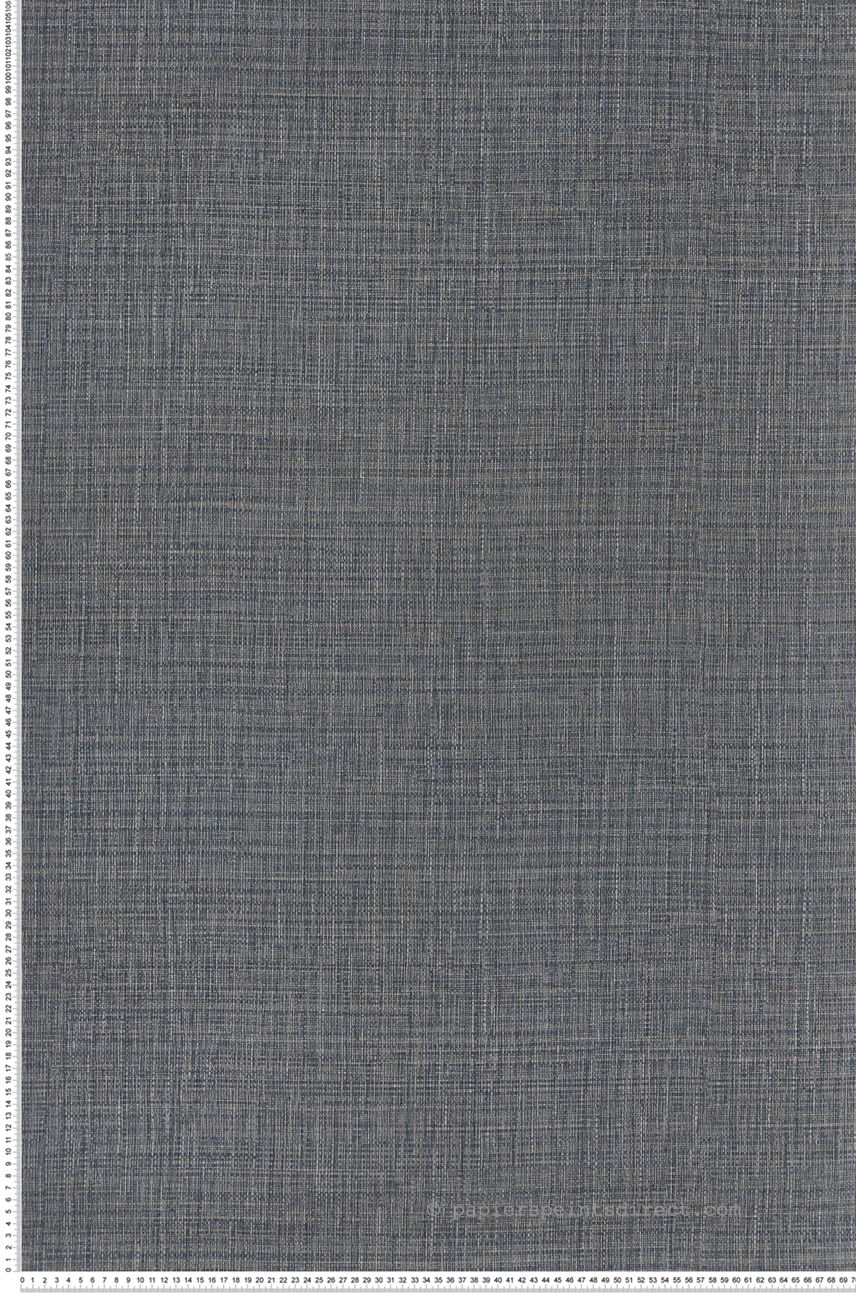 Papier peint Uni Tissé Sierra bleu marine - Palmadora de Casamance | Réf. CAS-76703670