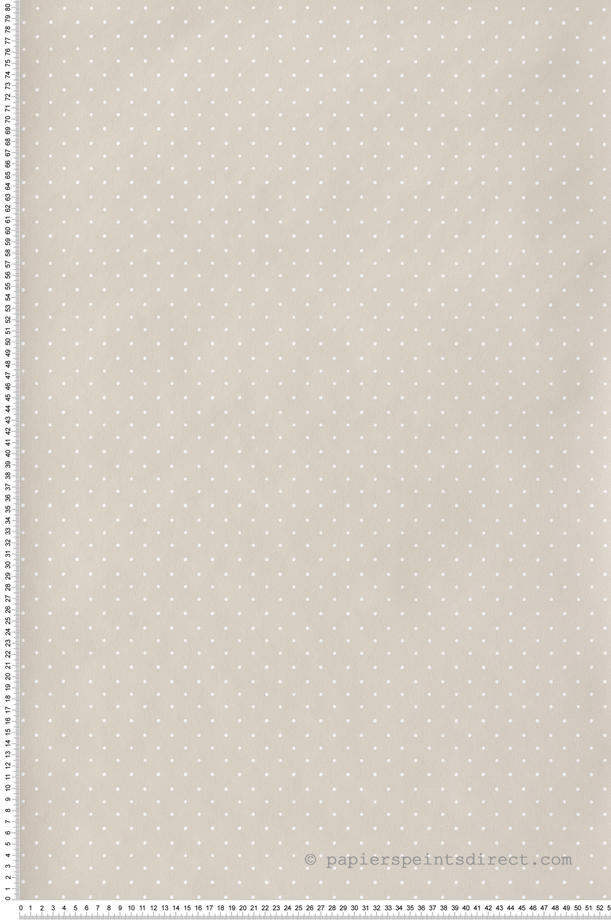 Papier peint Plumetis À Pois blanc beige - Babyland 2 de Lutèce | Réf. LTC-14862