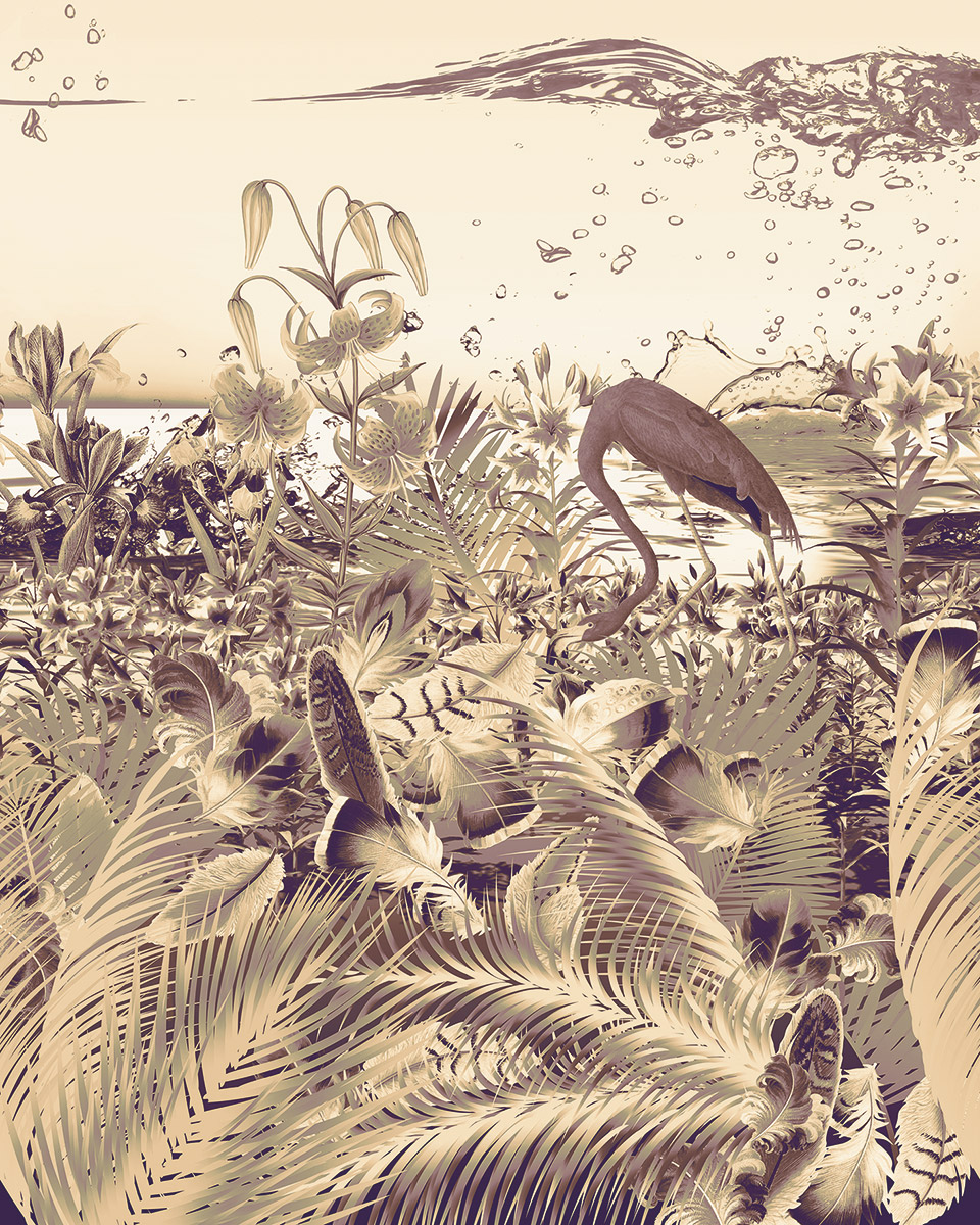 Panoramique Fantasia  Dark - Papier peint Komar