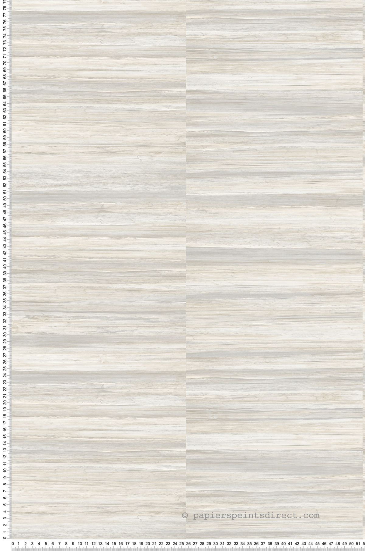 Papier peint Bois Bananier Rowan gris clair argenté - Harry de Lutèce | Réf. LTC-DL26744