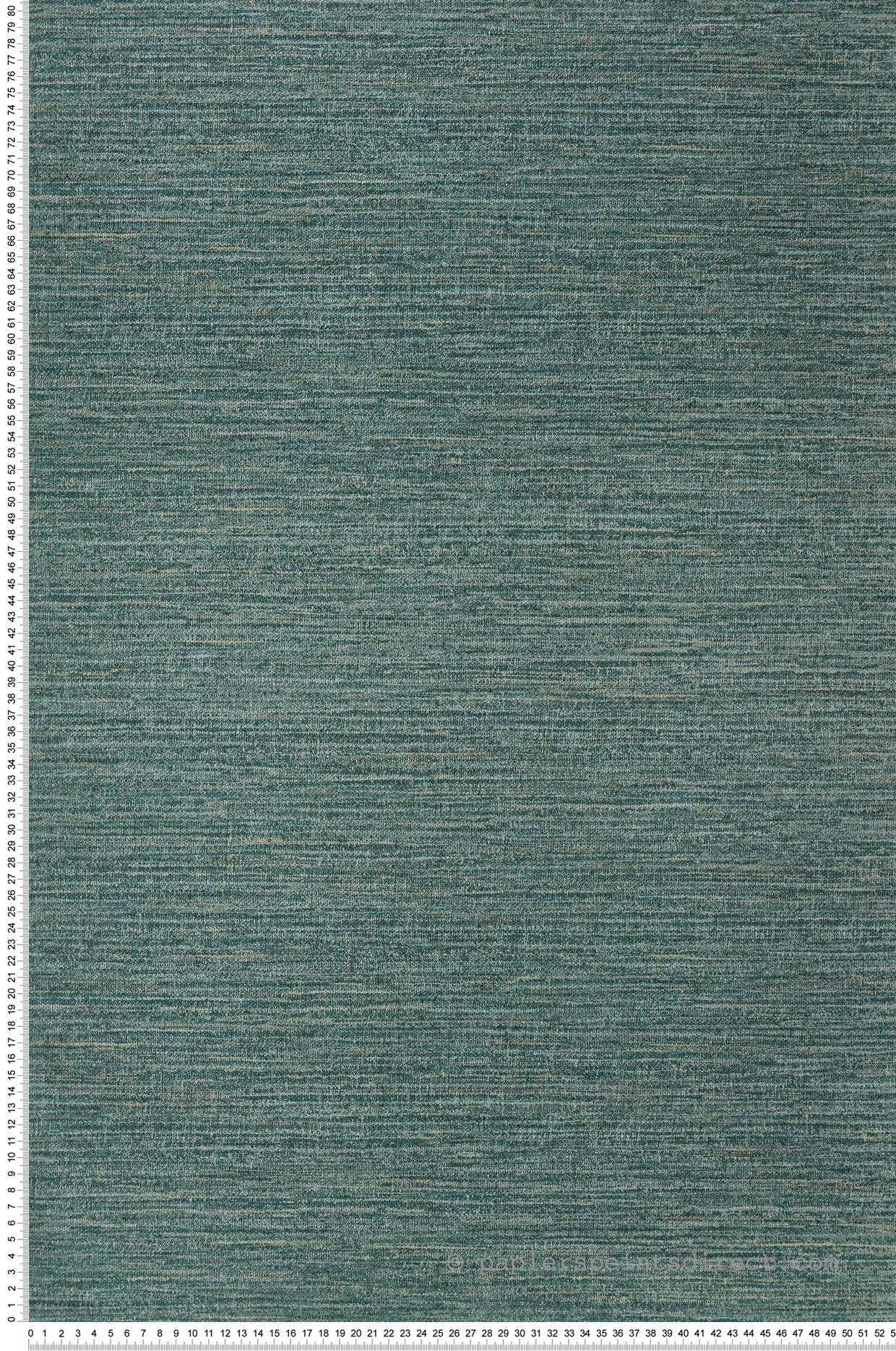 Papier peint Faux Uni Tissage Occitan émeraude - Terra Rossa de Casamance | Réf. CAS-76232752