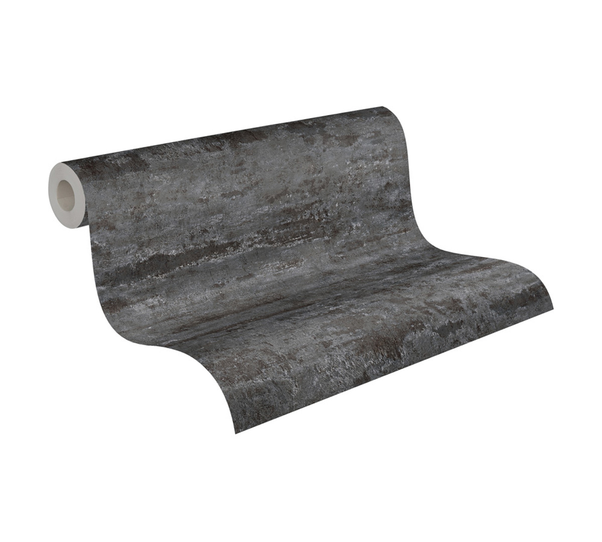 Papier Peint Brique Grunge anthracite - Elements 2 d'A.S. Création ROLL | Réf. AS-374154