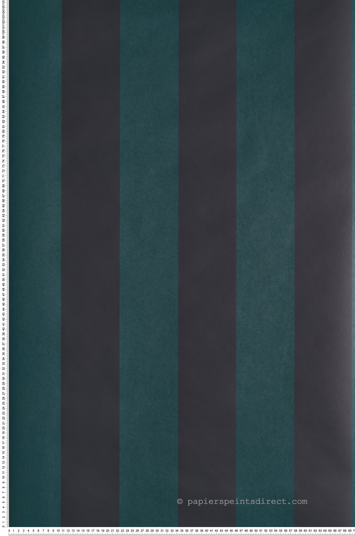 Papier peint Rayure Brody bleu paon - Rhapsody de Masureel | Réf. MAS-RHA404