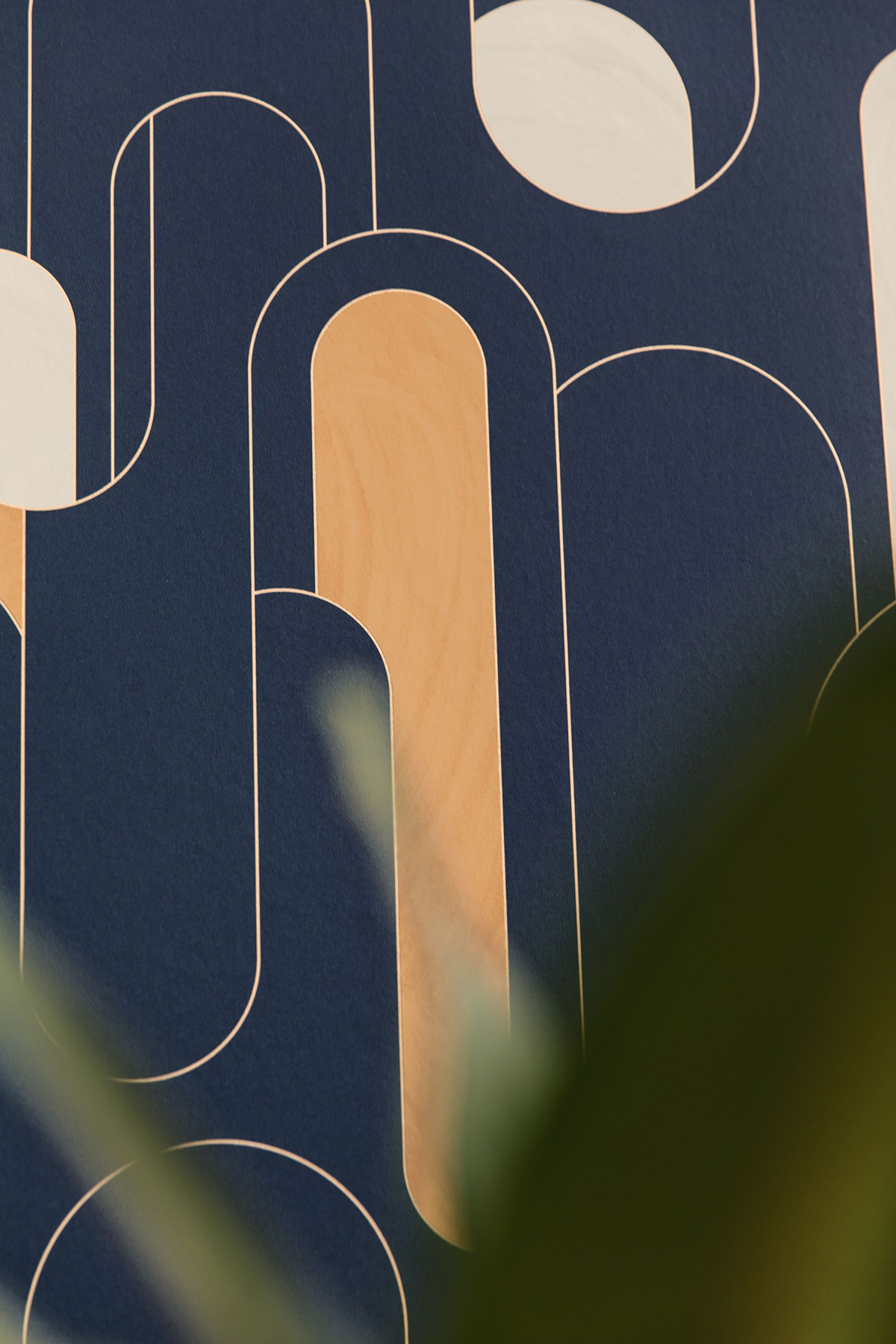 Papier peint Arche Up and Around nuit et doré - Around de Casélio | AMB Réf. ARN102876122