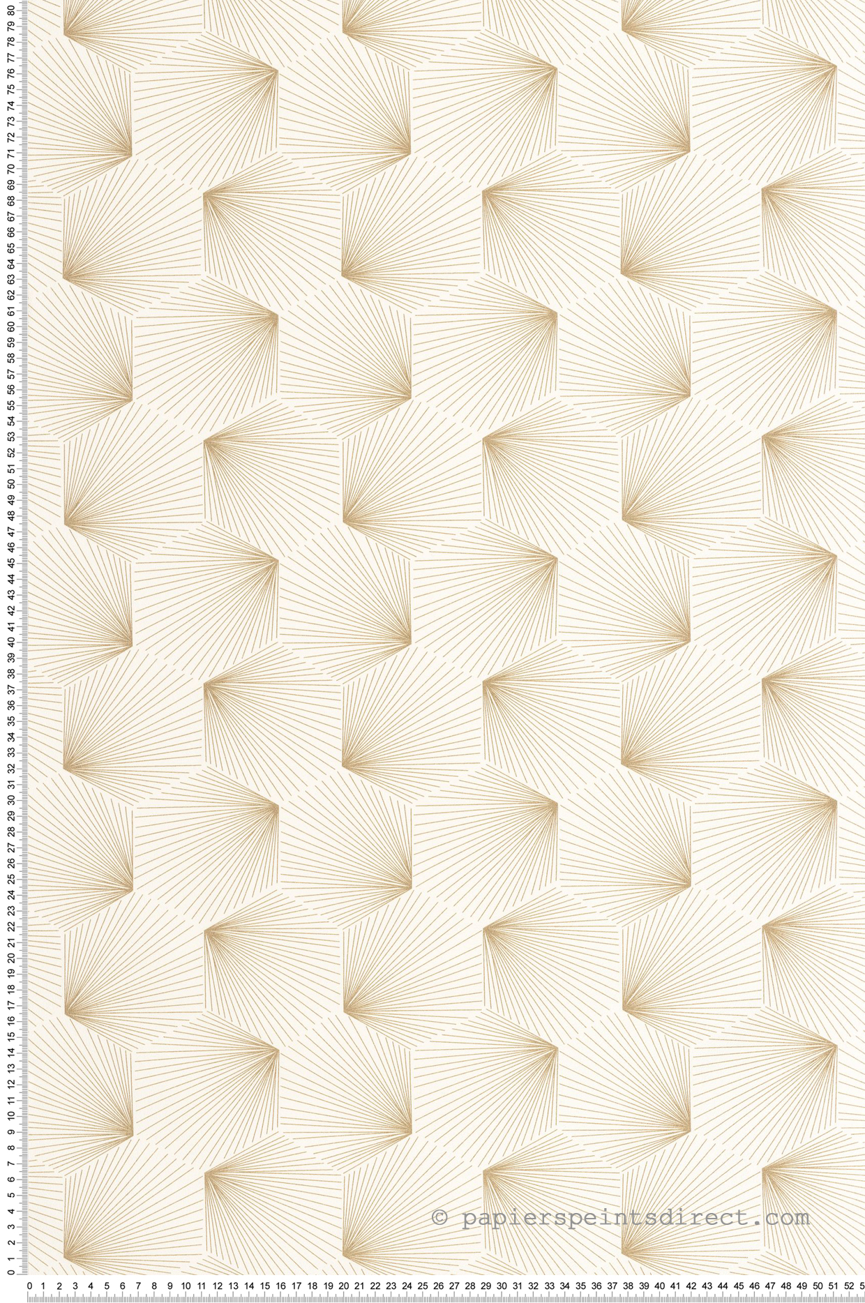 Papier peint Art Déco Filament doré - Graphic de Casélio | Réf. GPC105520135