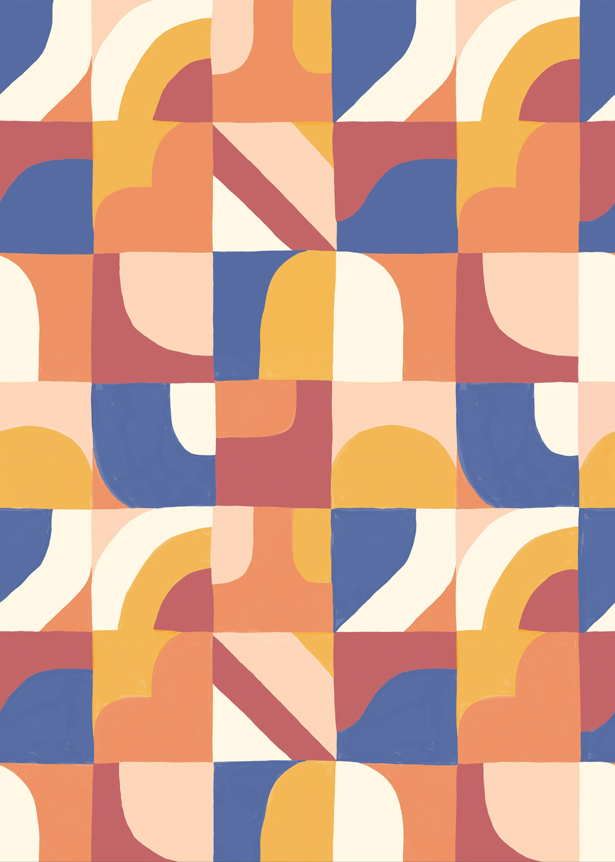 Papier peint panoramique Pop Art So Fun multicouleurs M 200X280 - Pimp My Wall de Casélio | Réf. PMW104796303