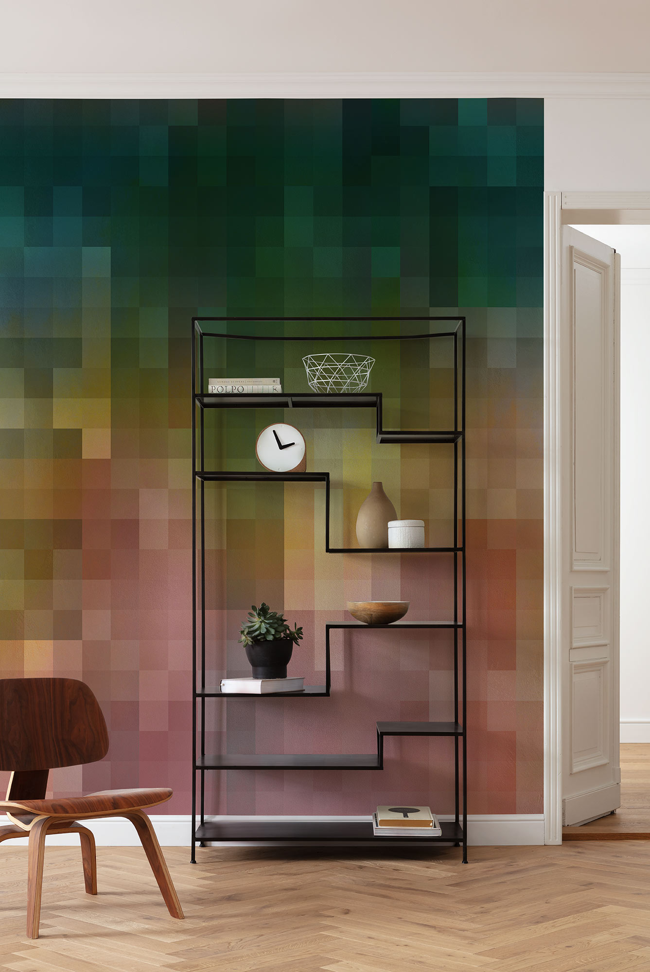 Papier peint panoramique Pixels Paper - Papier peint Komar Flair