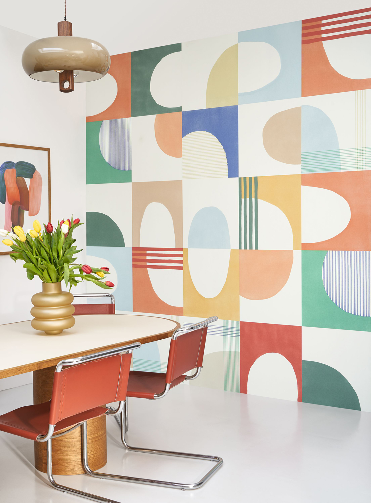 Papier peint Pop Art Graphique multicouleurs - Milano Sixties de Casadéco | Réf. MISI89371234