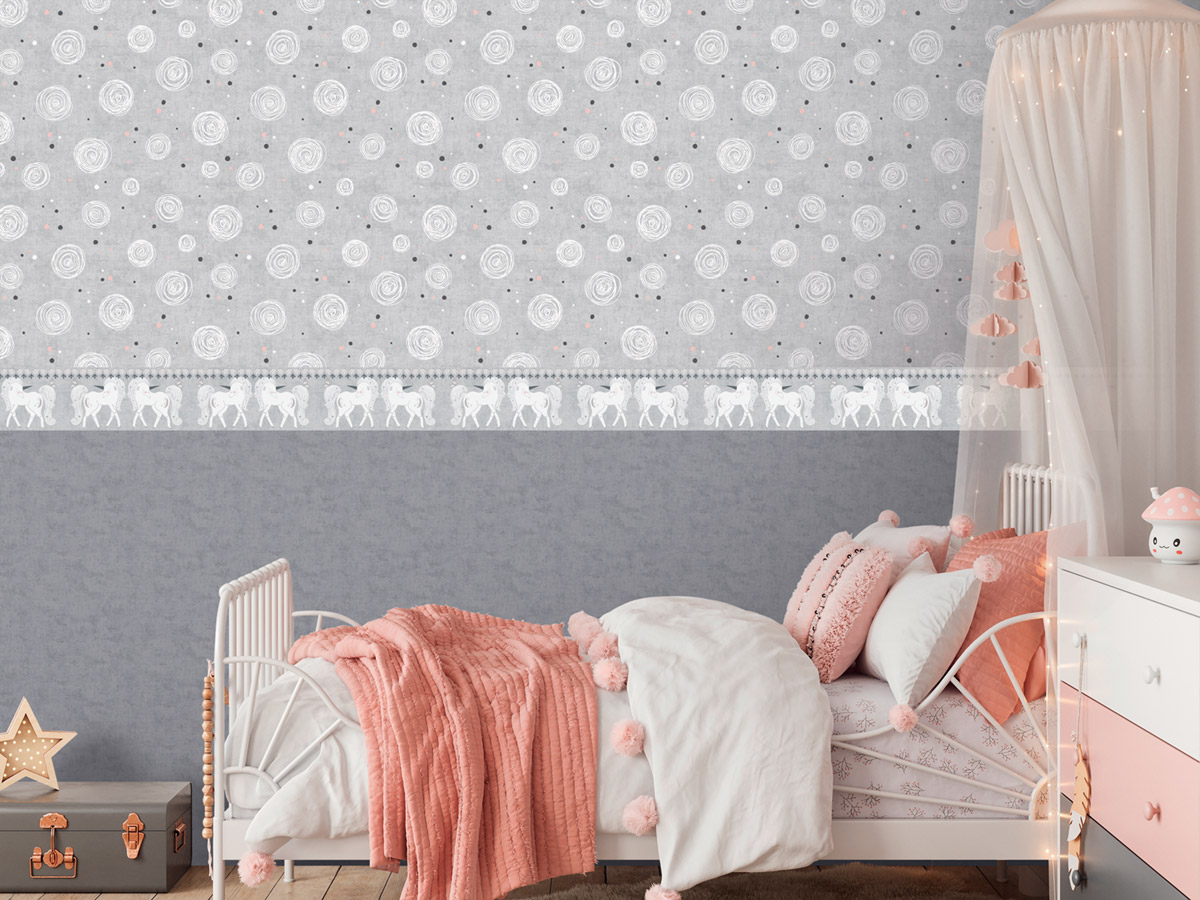 Papier peint Faux Uni Patine gris intense - Lilly & Luis d'A.S. Création AMB2 | Réf. AS-771796