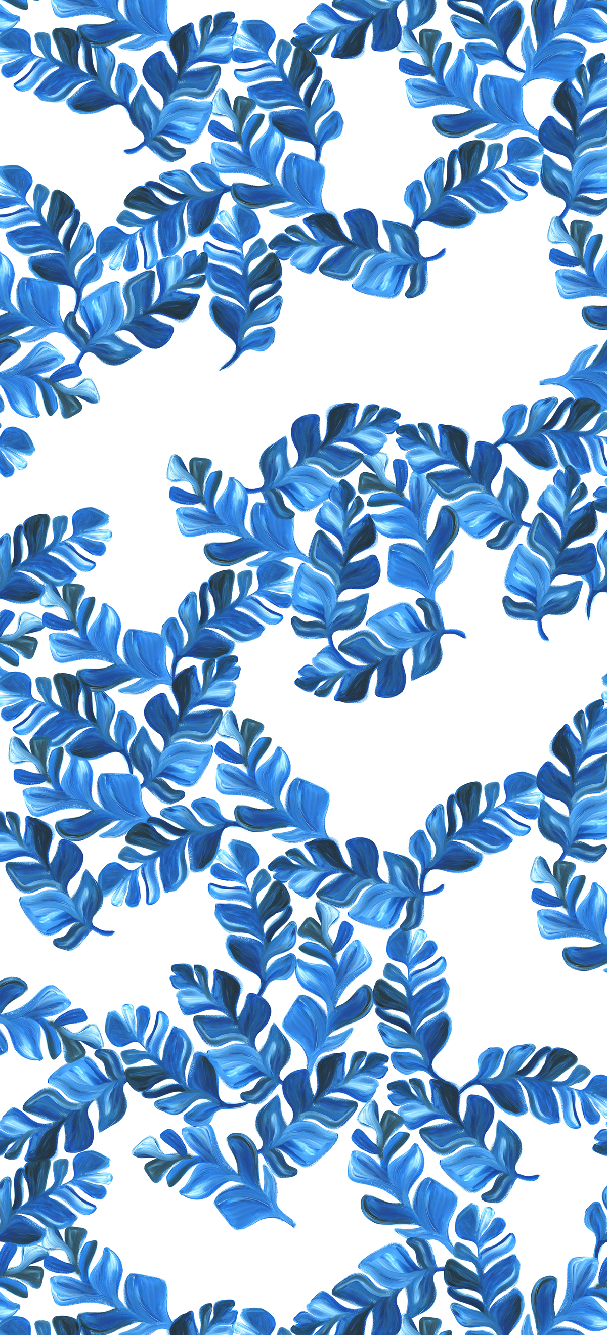 Papier peint panoramique Pacifico Bleu A - 1/2/3 - Isidore Leroy