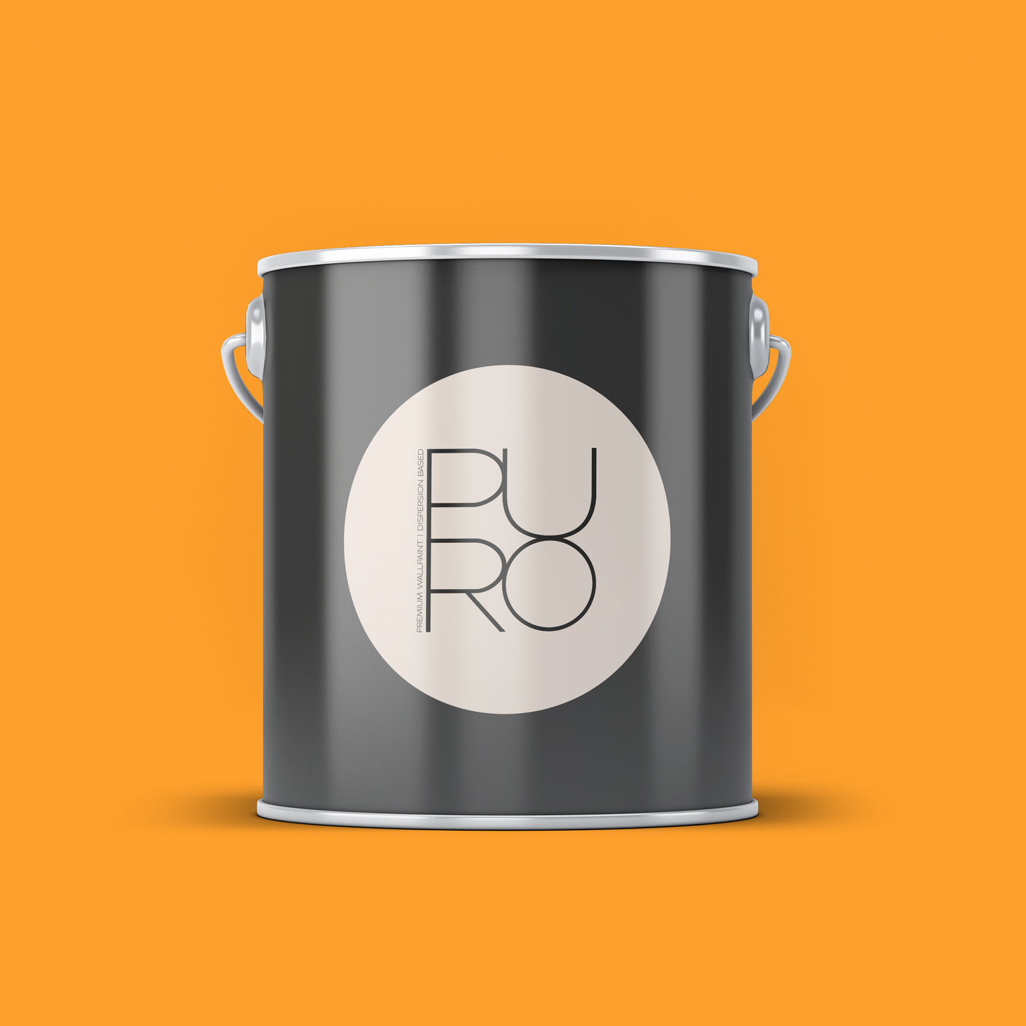 Image d'un pot de 2,5 litres de peinture Puro jaune sunny yellow - c8007