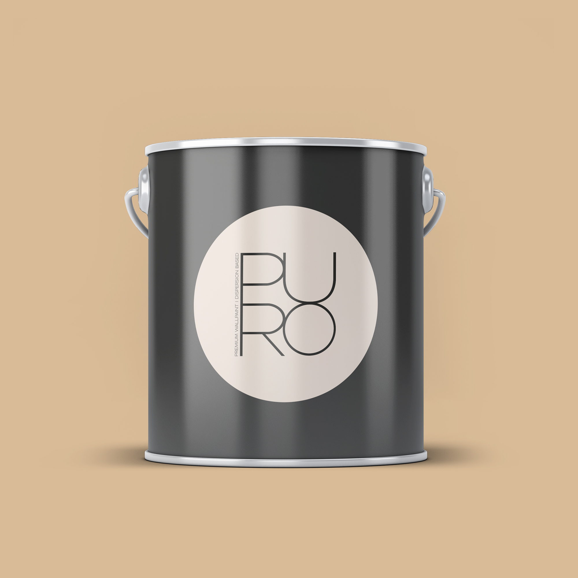 Image d'un pot de 2,5 litres de peinture Puro beige sandy beige  - c7025