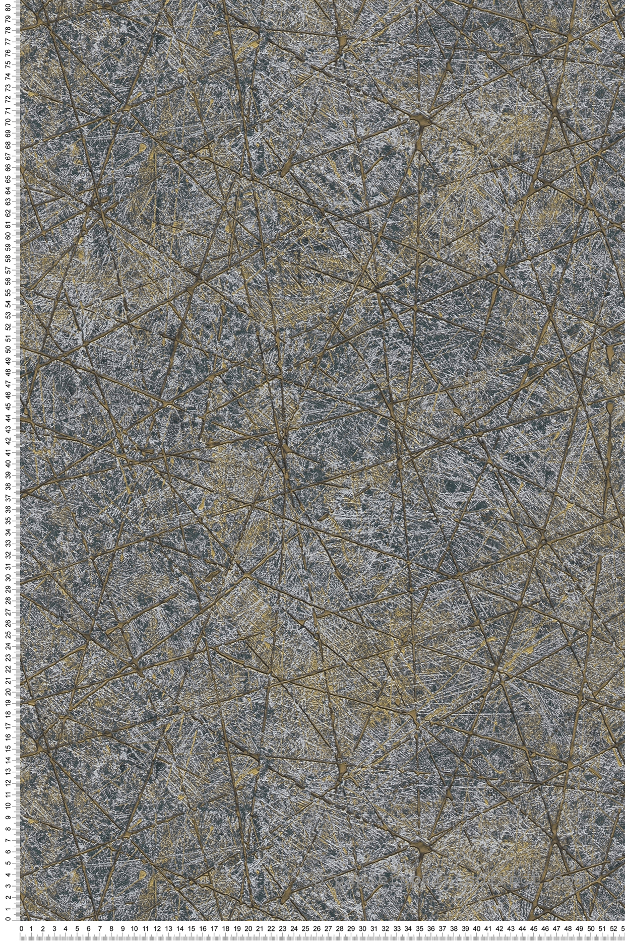 Papier peint Lignes Maha Métal noir doré argenté - Metropolitan Stories 3 d'A.S. Création | Réf. AS-391774