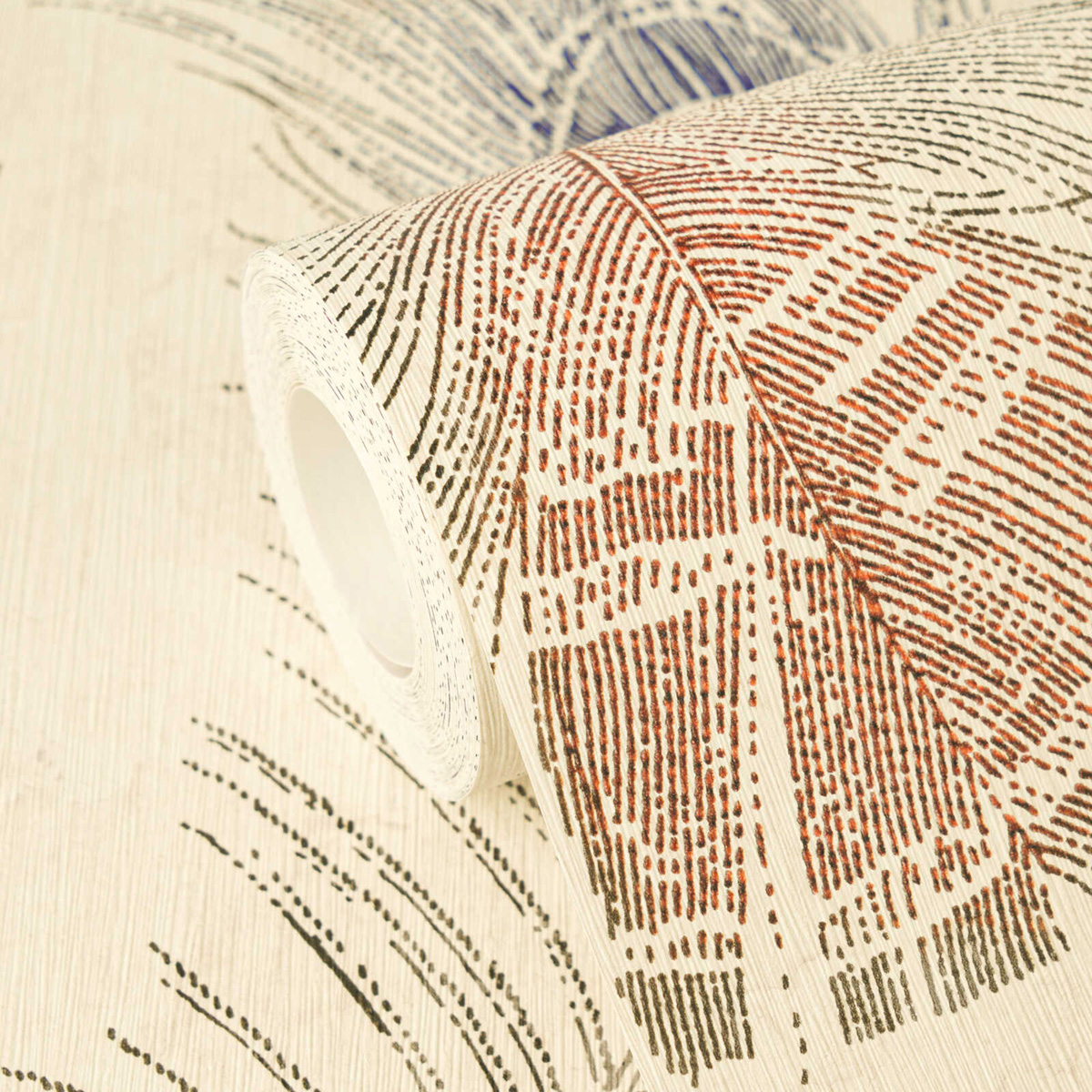 Papier peint Plumes Charleston multicolore - Pintwalls 3 d'A.S. Création ZOOM | Réf. AS-791866
