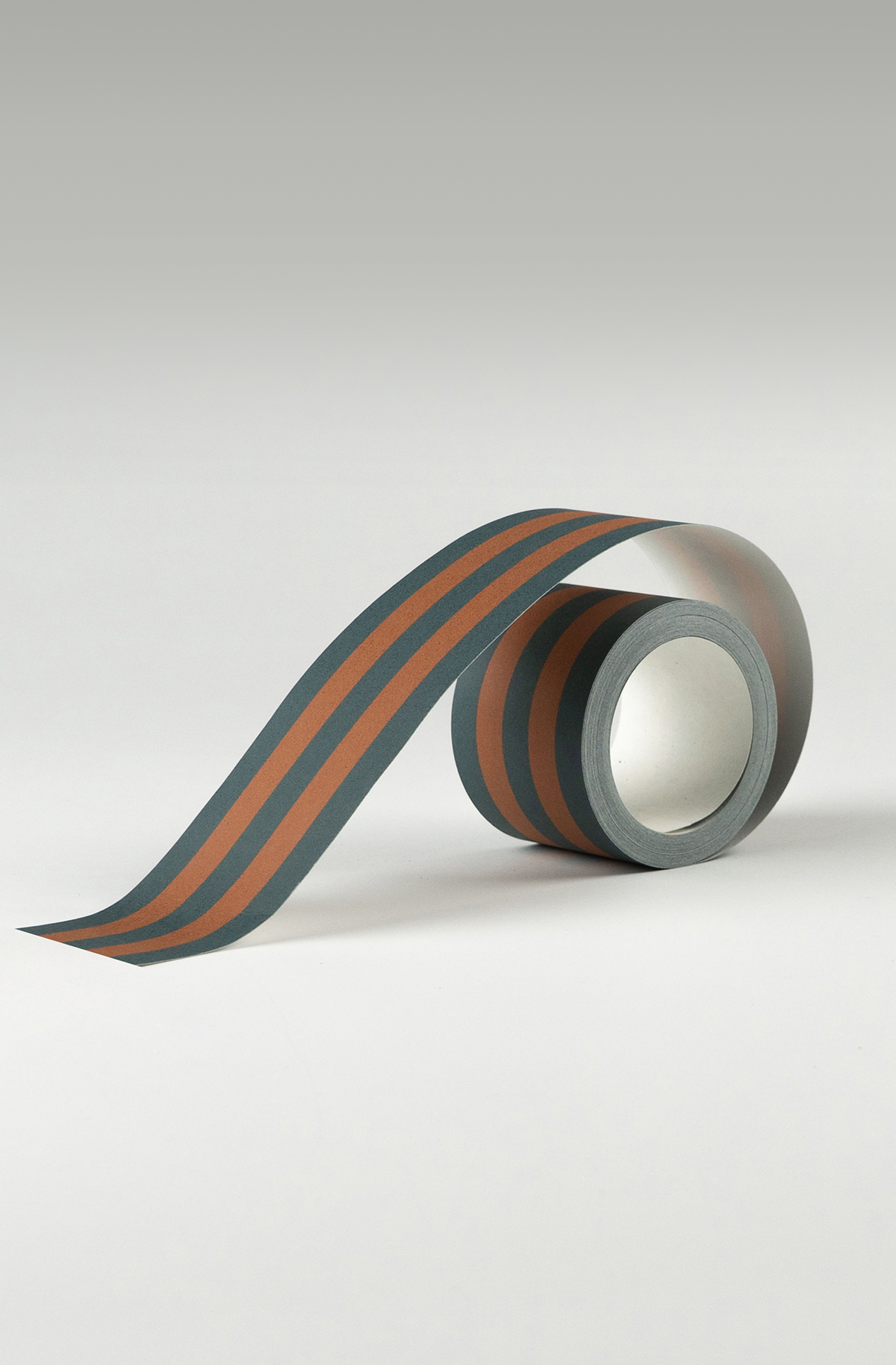 Galon Rayure Fine Délicate pétrole terre de sienne - Galons et Frises de Casadéco | Réf. GAFR200416844