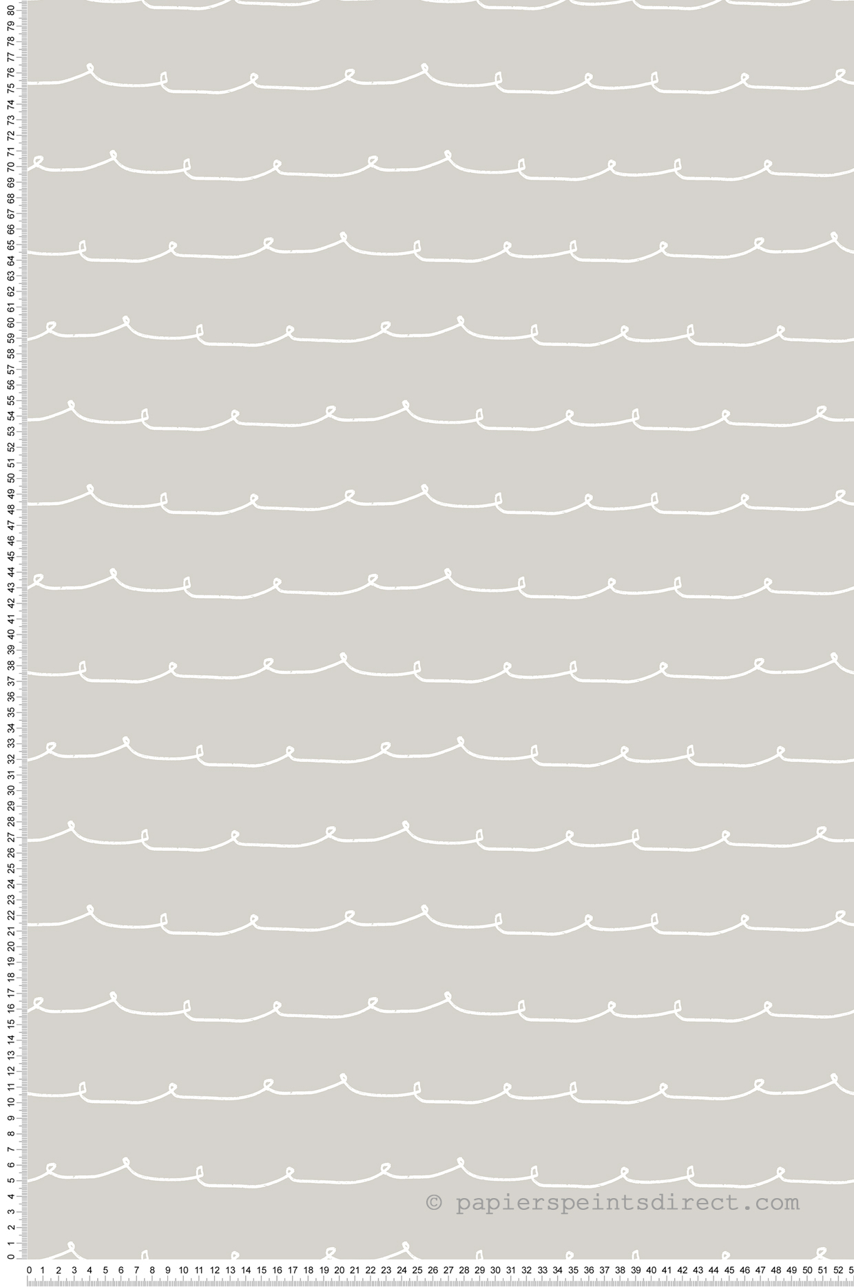 Papier peint Ligne Vague Contemporain taupe - Imagine de Lutèce | Réf. LTC-DL27569