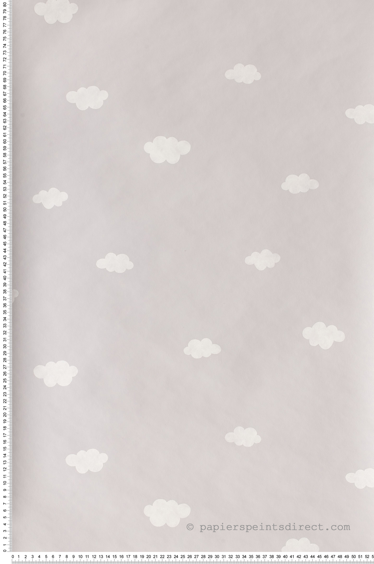 Papier peint Nuage Enfantin gris - Once Upon A Time de Casadéco | Réf. OUAT29759332