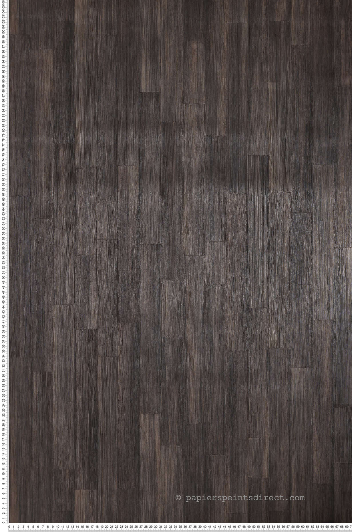 Papier peint Planche de Bois Sapelli ébène - Végétal de Casamance | Réf. CAS-74865410