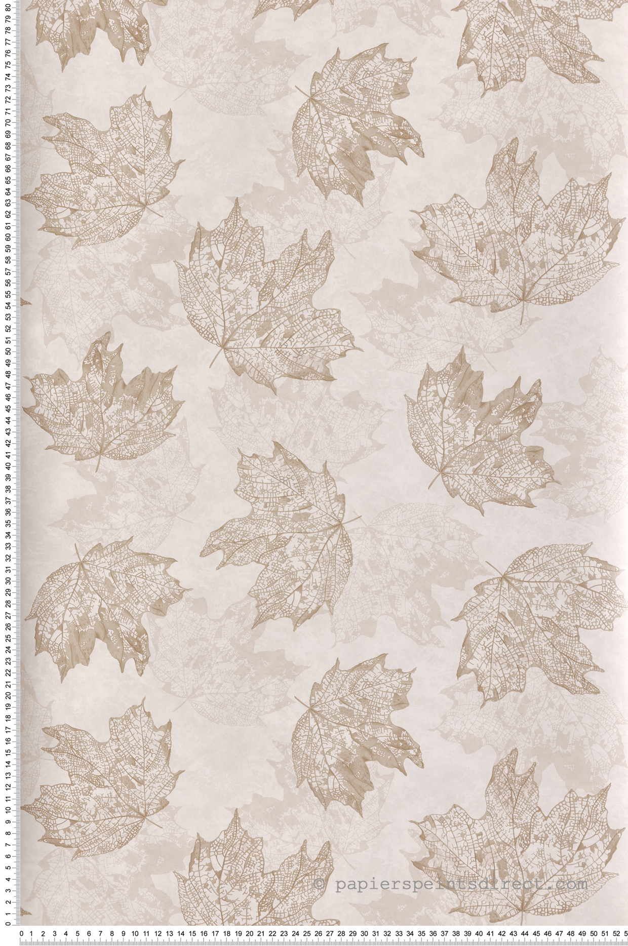 Papier peint Feuilles Sycamore beige - Folium de Osborne & Little | Réf. OSB-W7336-04