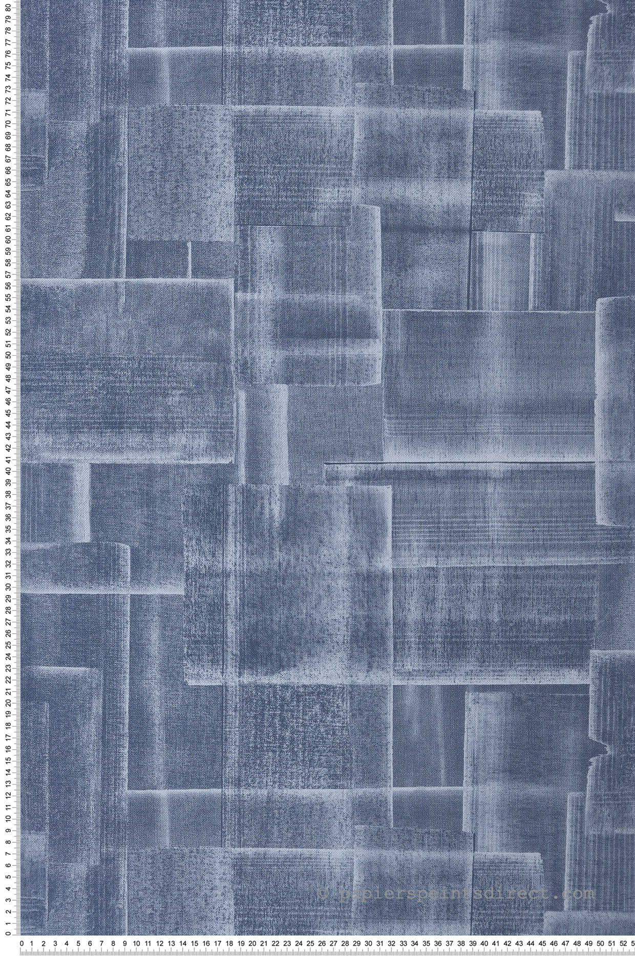 Papier peint Moderne Patch bleu - Gingko de Casadéco | Réf. GINK86236525