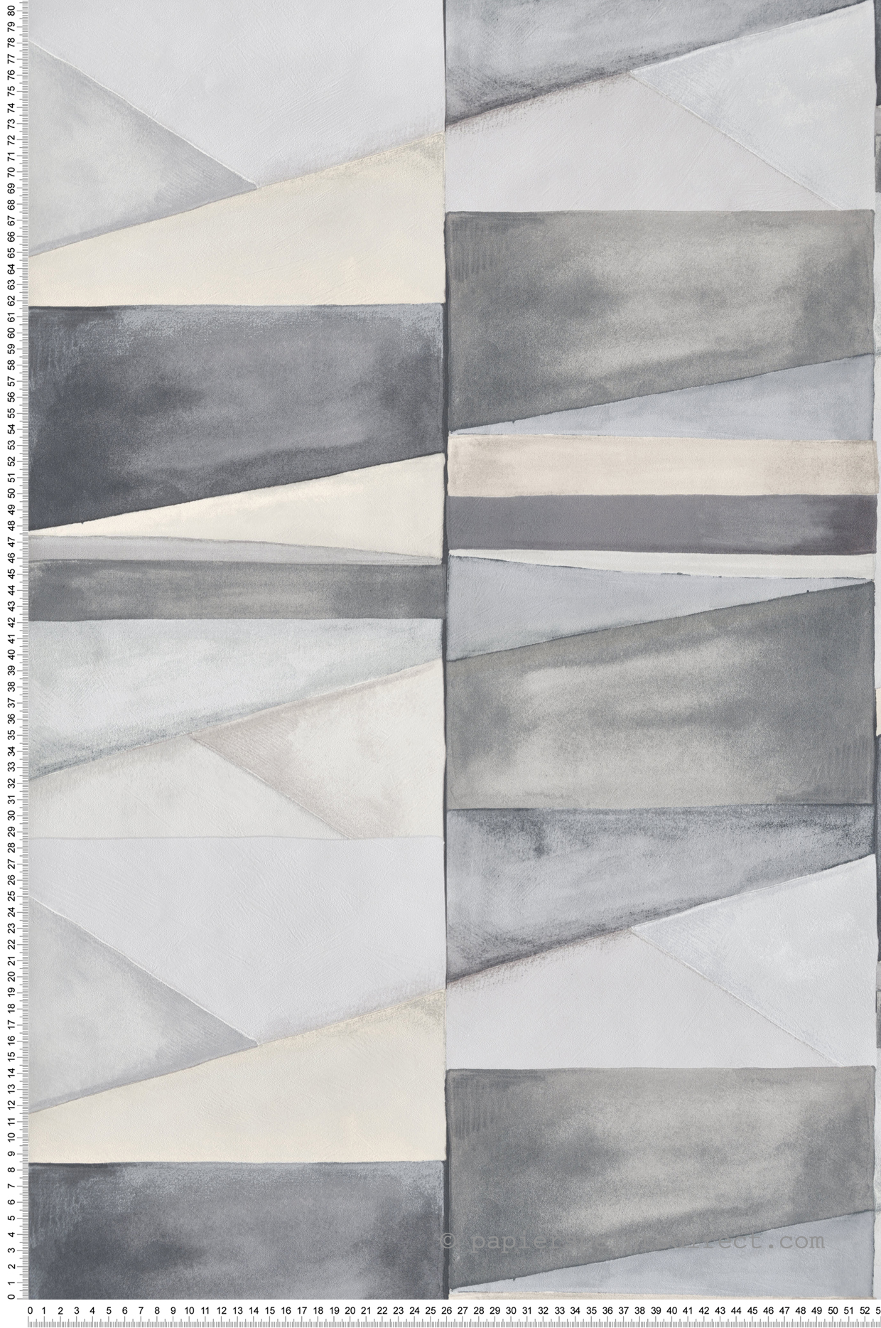 Papier peint Géométrique Ethnique gris - Boca Chica de Montecolino | Réf. MC-SO27034