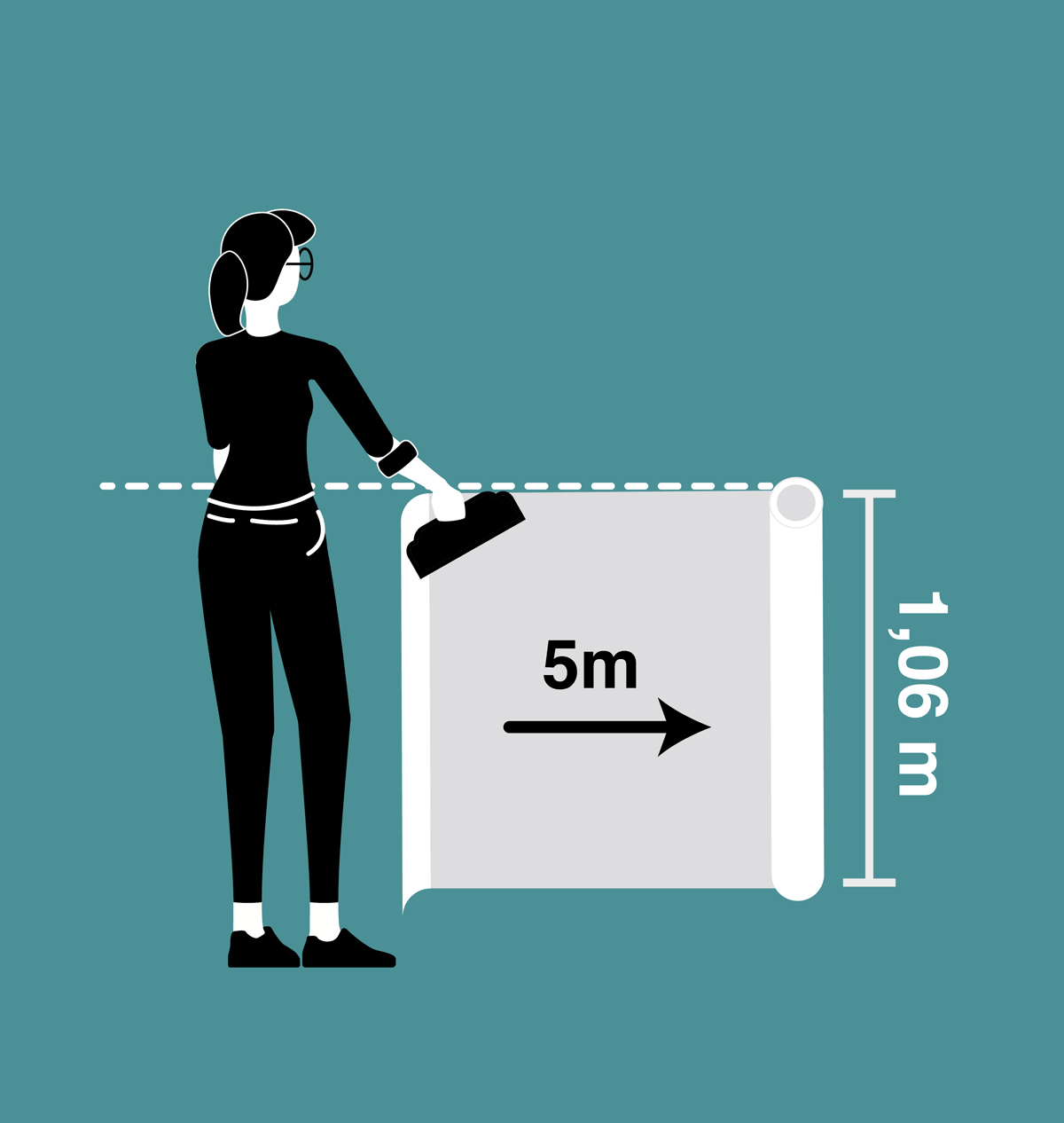 Papier peint Soubassement Tasseau Bois chêne foncé - Wallpanel d'A.S. Création | Réf. AS-397444