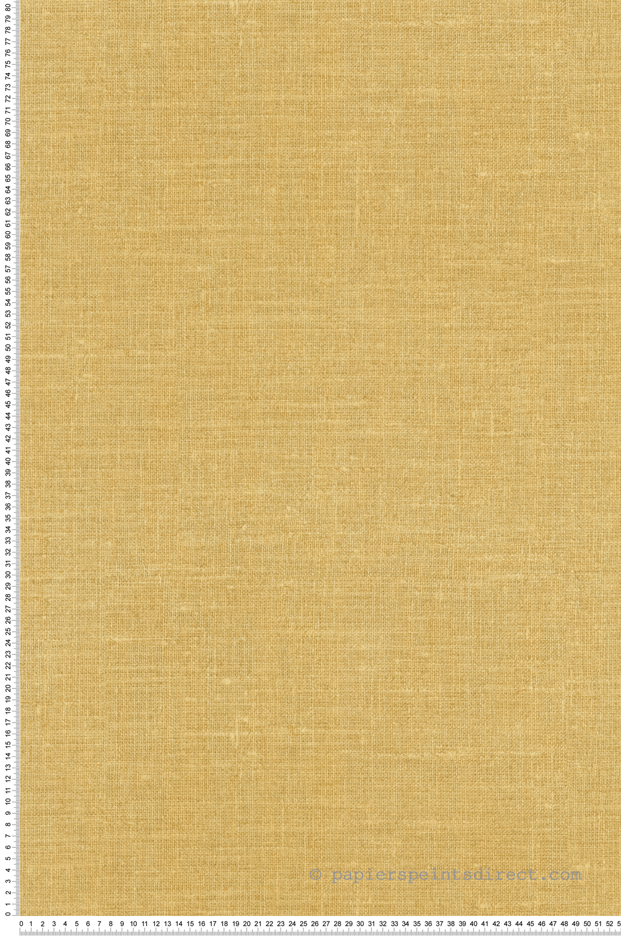 Papier peint Faux Uni Toile de Jute jaune polen - Séjours & Chambres de Lutèce | Réf. LTC-133295402
