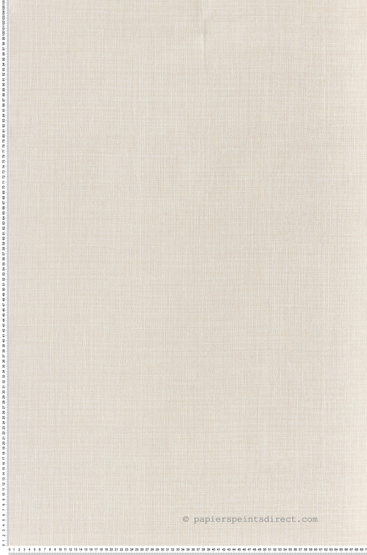 Papier peint Uni Tissé Sierra ivoire - Palmadora de Casamance | Réf. CAS-76701732