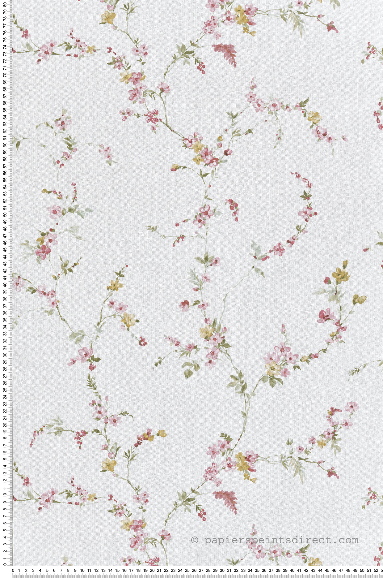 Papier peint Fines Branches de Cerisier rose - Garden Party 2 de Montecolino | Réf. MC-8335