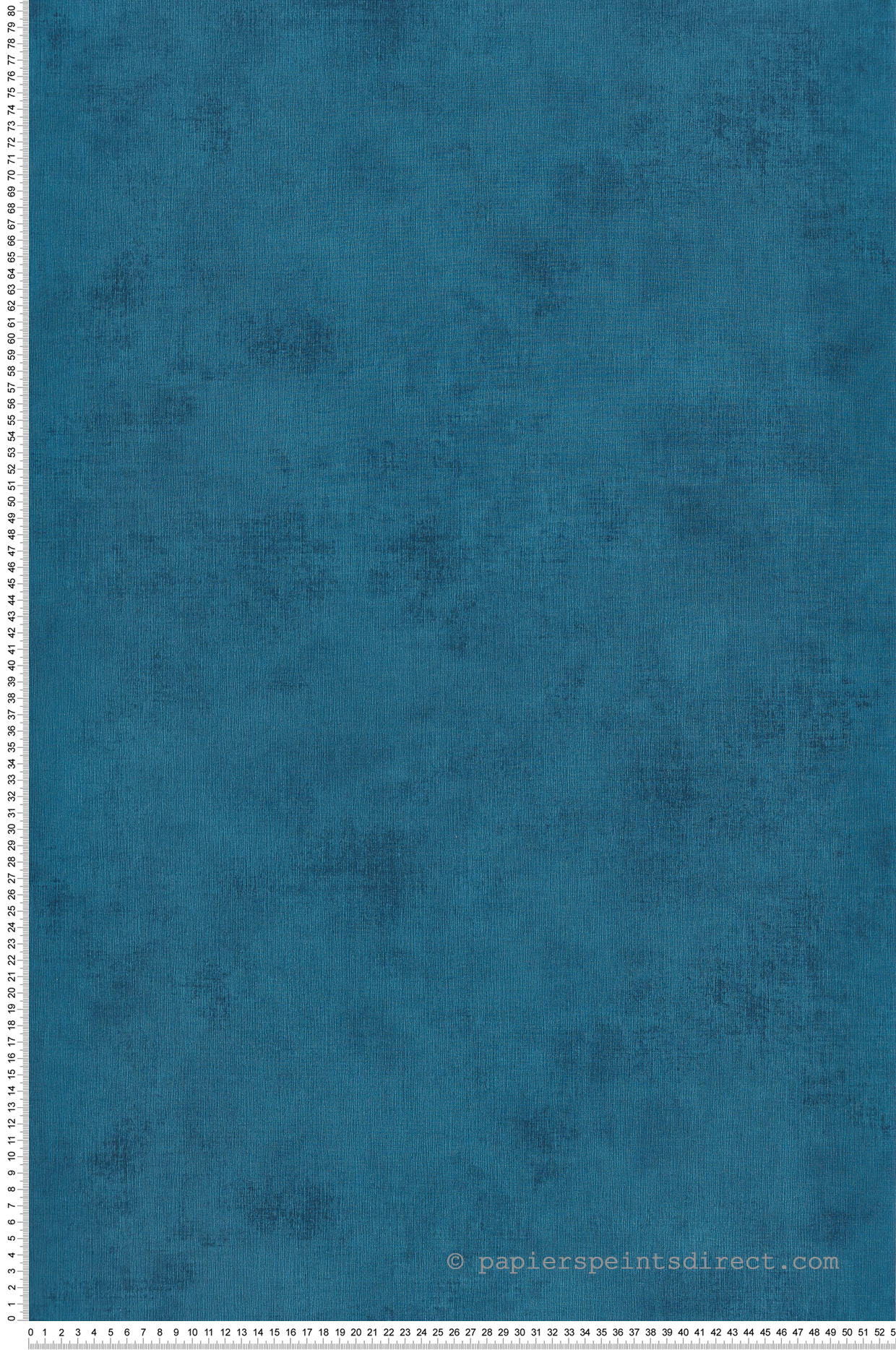 Papier peint Faux uni bleu paon - Telas 2 de Casélio | Ref. TEL102066563