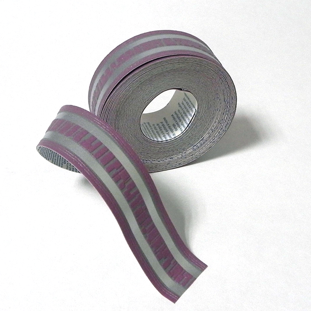 Galon Rayures violet et argent - Collection Bordures & Galons de Montecolino