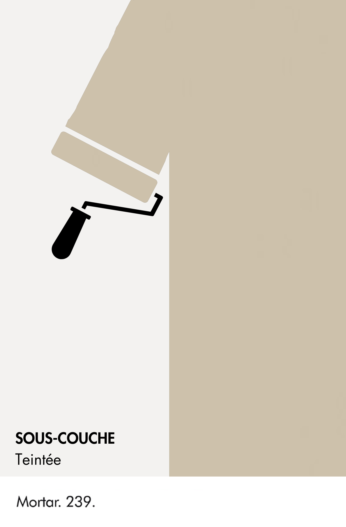 Sous-couche teintée Mortar n°239 Intelligent ASP (All Surface Primer) 1 litre