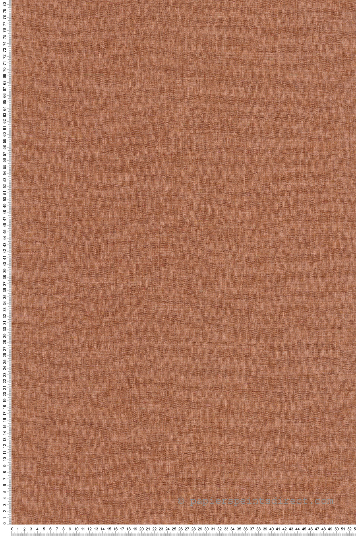 Papier peint Faux Uni Tissage terracotta - Twist de Casélio | Réf. TST103222249