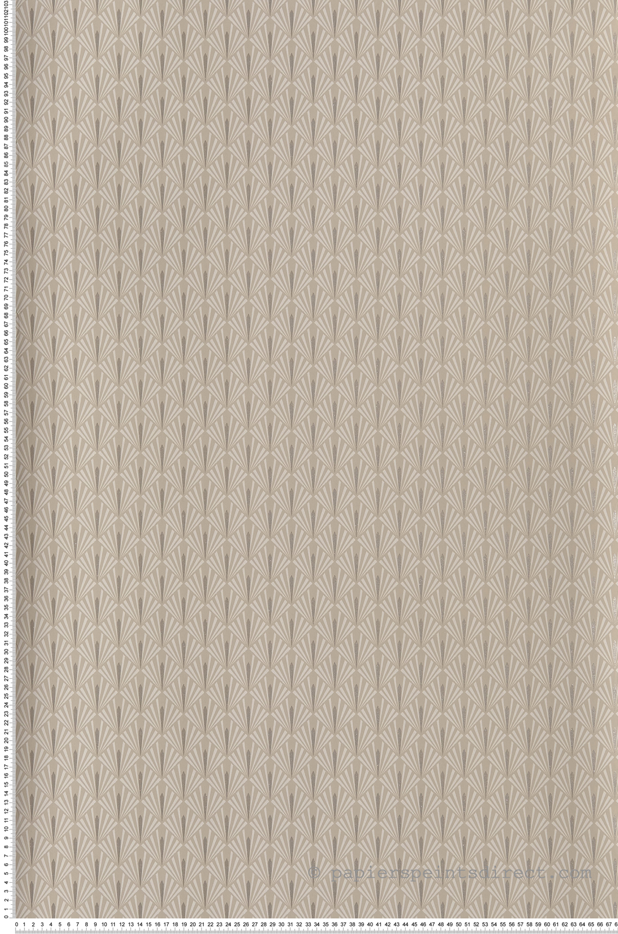 Papier Peint Stein grège - Ellington de Casamance | Réf. CAS-73920130