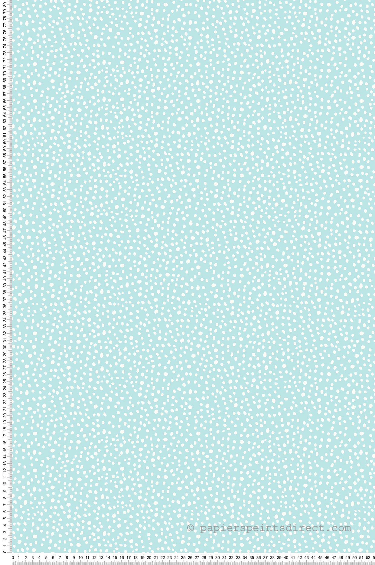 Papier peint Pois Disparate bleu - Imagine de Lutèce | Réf. LTC-DL27580